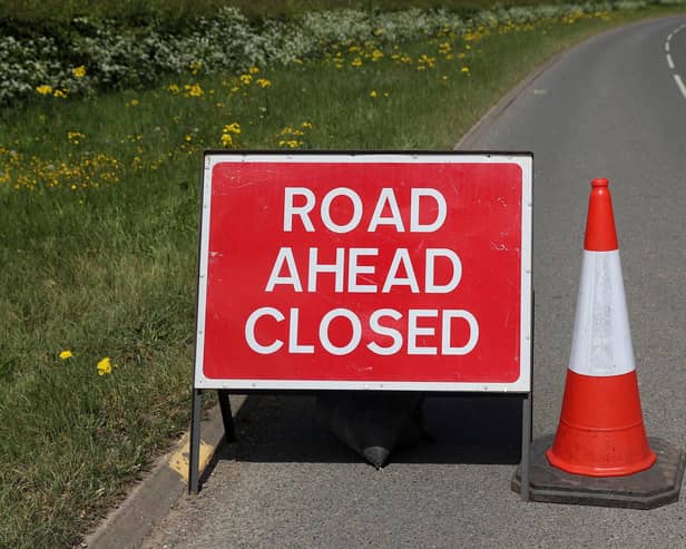 The A6 is closed from the junction with Garstang Road to Whittingham Lane overnight for two weeks. Photo: David Davies PA