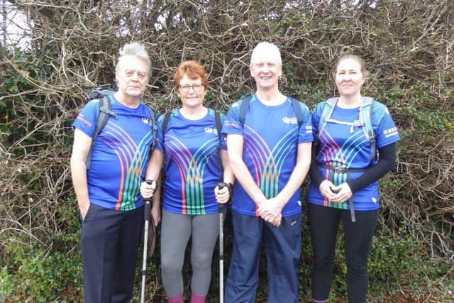 Hadrian's Wall Walkers from Foresters Friendly Society
