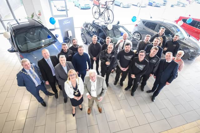 45th anniversary celebrations at Chris Allen Garages in Poulton