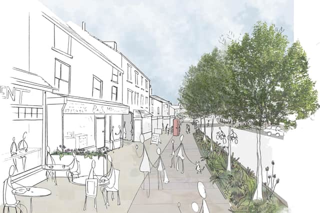 An artist's impression issued by Fylde Council of how Poulton Street in Kirkham will look after the Phase One work is complete