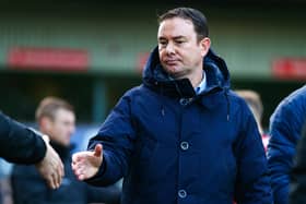 Morecambe manager Derek Adams Picture: Jack Taylor