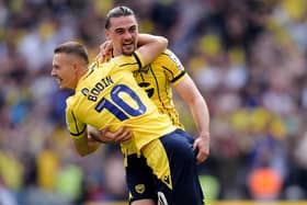 Ciaron Brown celebrates Billy Bodin 
