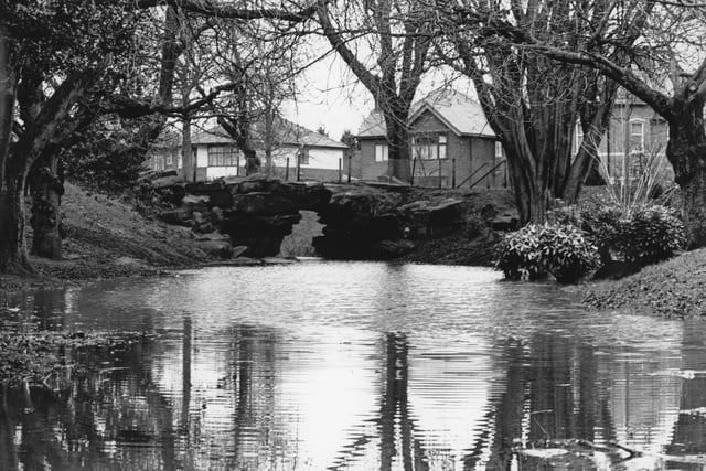 In 1988 heavy rains over the Christmas and New Year period turned a corner of Moor Park in Preston into a miniature lake. The flood was close to the junction of Blackpool Road and Garstang Road