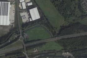 A vehicle fire was reported on the M65 westbound near junction 9 (Credit: Google)