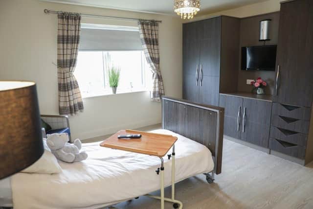 One of the boutique hotel-style rooms now being used for patients who are ready to leave hospital (image: LTH)