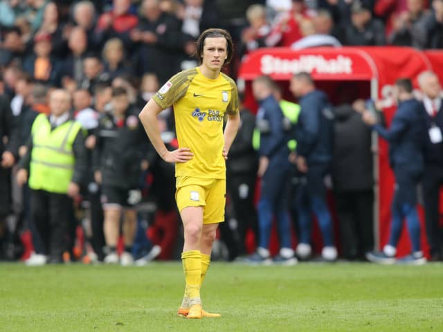 Preston North End's Alvaro Fernandez is dejected at the final whistle at Bramall Lane