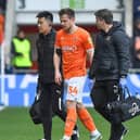 Jordan Thorniley suffered concussion during Blackpool's last game