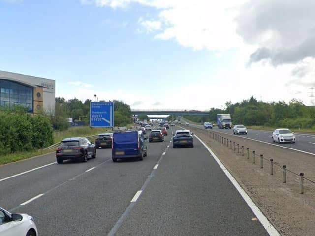 A suspected drink-driver was arrested following a serious crash on the M65 near Blackburn (Credit: Google)