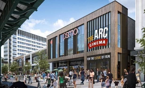 The Arc Cinema will occupy the largest spot in the new Animate complex.