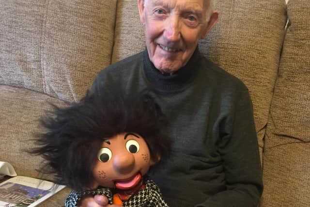 Geoff Pickles was happily reunited with his lovable puppet sidekick Henry last year, after his daughter Elaine found a rare replica on eBay. Pic credit: Elaine Powiecki