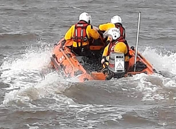 RNLI Morecambe's inshore lifeboat was called out to a kayaker in difficulties off Heysham Harbour.