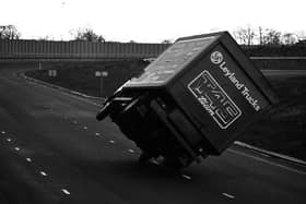 The Leyland Trucks T45 Stunt Team performing to the highest standard in 1985