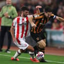 Tom Cannon (L) is with Stoke City on a season-long loan deal. Two Championship clubs remain interested in signing him however. (Image: Getty Images)