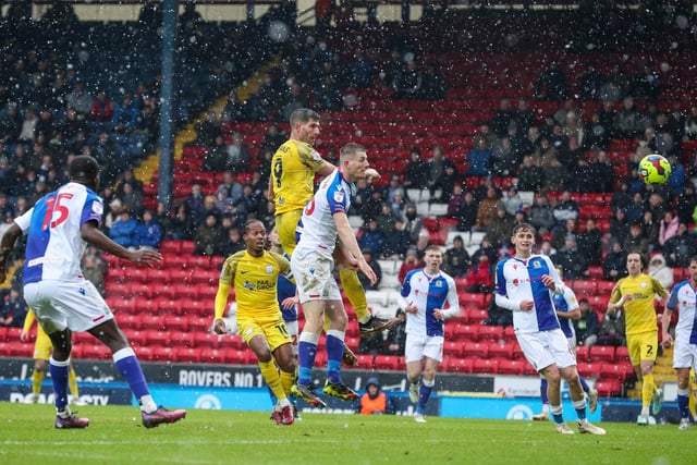 Evans bullied and battered all of the Rovers defence, on his own. That isn't to say there wasn't class in his game too, he was in the right place as a striker to finish off the second goal and his header for the third is not an easy one to score, but he did with aplomb.