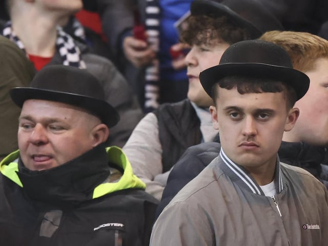 PNE fans at Middlesbrough