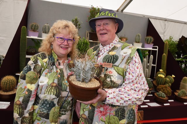 From left: Vicki Newan and Stan Griffin from Craig House Cacti