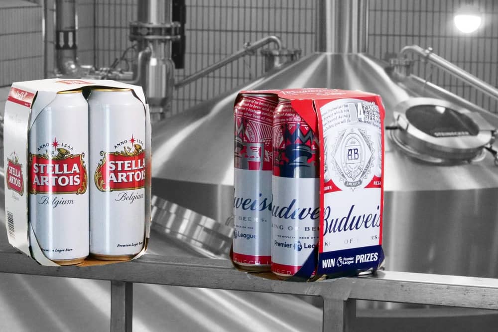 AB InBev's Samlesbury brewery which makes Stella Artois and Budweiser