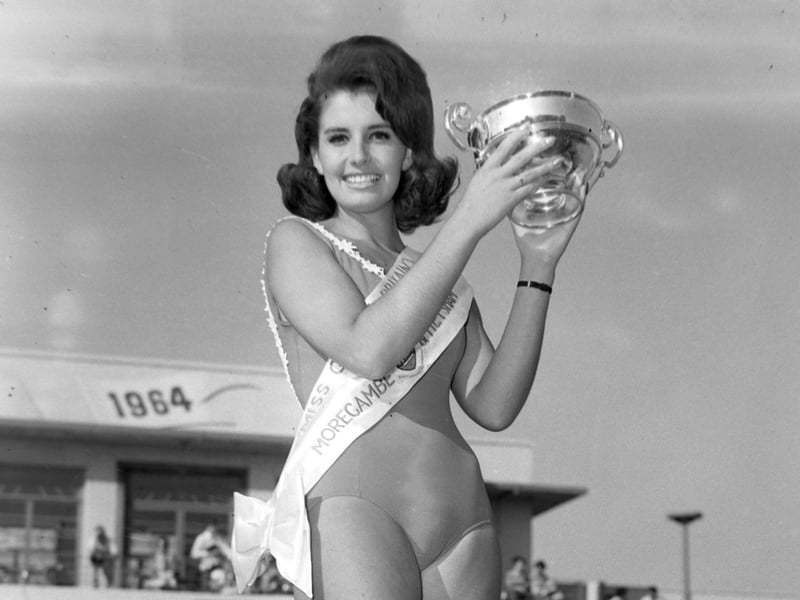 Carole Redhead won the Miss Great Britain title at Morecambe in 1964.