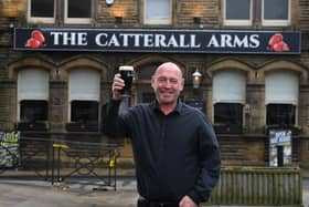 David Benton's pub in Chorley has had its name changed to The Catterall Arms.