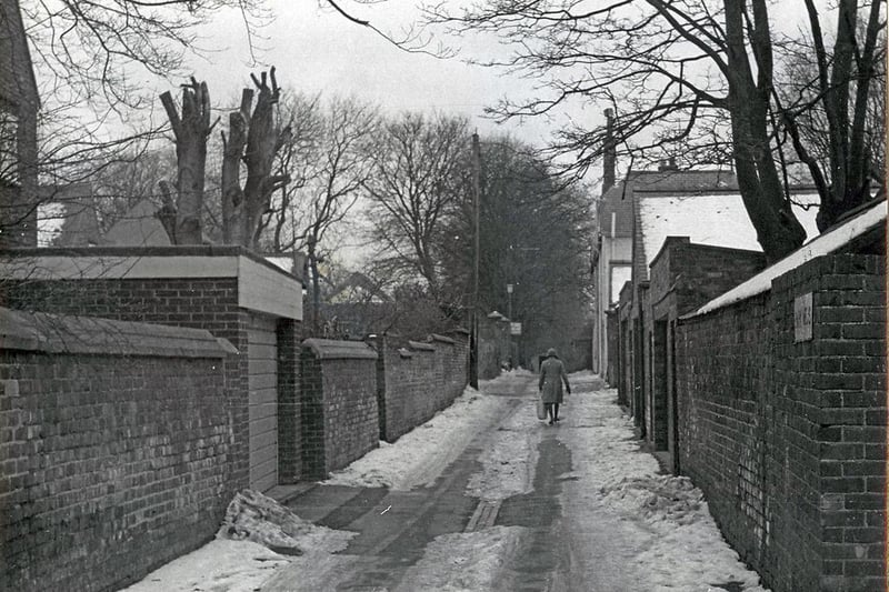 An undated view of Park Mews; Photo: Hartlepool Library Service.