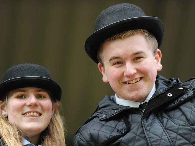 All smiles at Brentford's Griffin Park in 2014