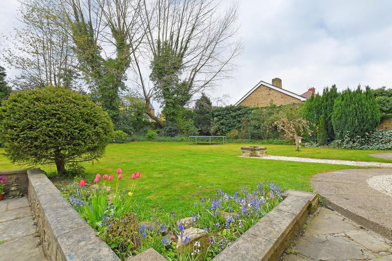 The exterior boasts a fabulous south facing walled garden, well stocked with trees and flowers.