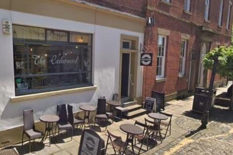 Cedarwood Coffee & Co in Winckley Street has a rating of 4.6 out of 5 from 112 Google reviews