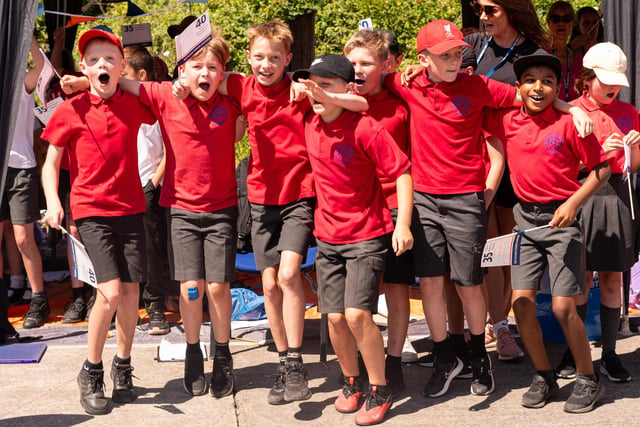 Children playing games and having fun at Heysham Power Station's Time Capsule event. Photo: Kelvin Lister-Stuttard