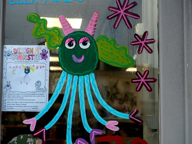 Longridge charity Monster Hunt organised by India of Apricot Sulphur Design to raise funds for Headway and Longridge Brownies.