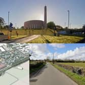 Decisions are due over the proposed Brick Veil Mosque in Broughton (top), a third prison in Ulnes Walton (bottom left) and 1,100 homes on the Pickering's Farm site in Penwortham