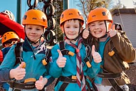 'Beavers' from the South Ribble Scouts group.