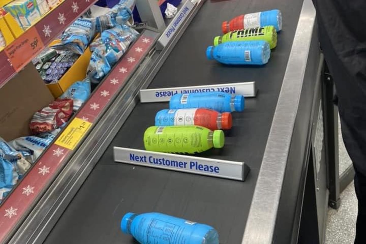 Aldi says 'sorry' to those who missed out after queuing from 6am to buy Prime energy drink