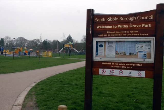 Withy Grove Park is the largest green space in Bamber Bridge.
