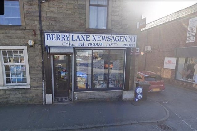 Berry Lane News found at 69-71 Berry Lane Longridge has a two-star rating, with improvement necessary for the cleanliness and condition of facilities and building.