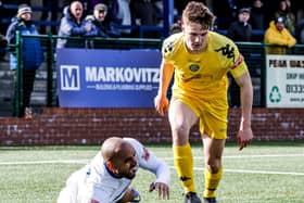 Jack Byrne has impressed on loan at Lancaster City (photo:Phil Dawson)