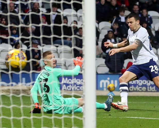 Preston North End's Milutin Osmajic is a major doubt against Norwich City. He hobbled off in the defeat to Middlesbrough. (photo: Rich Linley/CameraSport)