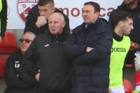 Derek Adams reflected on Morecambe's cup defeat Picture: Ian Lyon