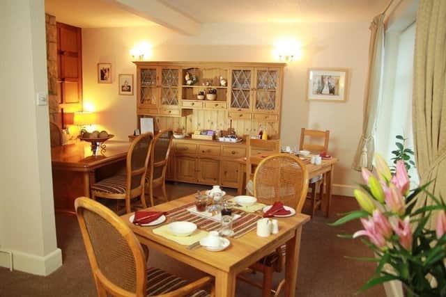 The homely dining room where Mel's award winning breakfasts are served.