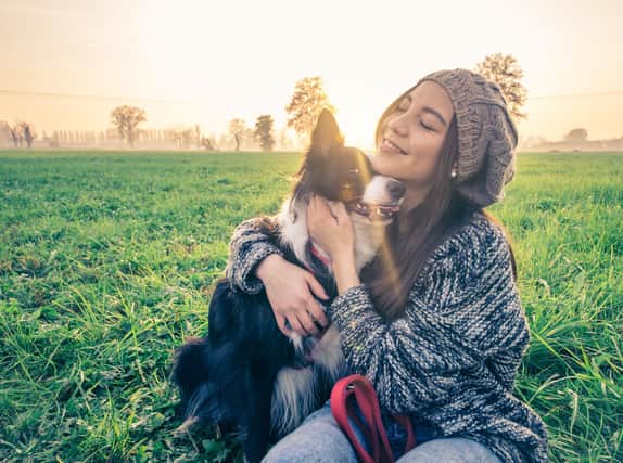 Spending time outdoors and with pets is a great way to de-stress