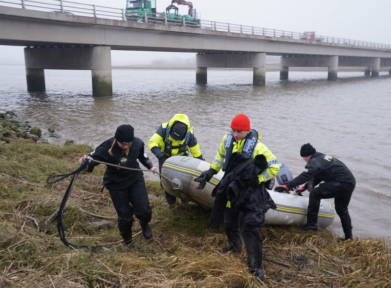 Nicola Bulley: Police search underneath Shard Bridge 7 miles from where dog walker vanished