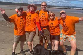 Galloway's supporters walking the Morecambe Bay Walk 2023