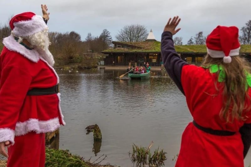 Running on November 30 and December 1, 7, 8, 14, 15, 21, 22, and 23, this experience includes a boat trip to see Santa on his island with his elves, a visit to Santa, and a gift
Make your own reindeer food, decorate a wooden Christmas tree decoration and decorate a biscuit.
Costs £18 per child, not including admission to Martin Mere.