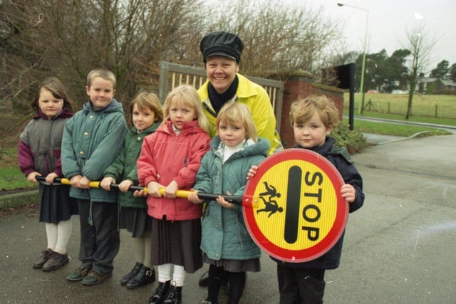 Police got the problem licked when a popular lollipop lady threatened to quit through illness. They put ME suffererer Sue Bradshaw back on patrol by making a custom-built lightweight lollipop stick for her. This meant she was able to continue with her patrols outside Westwood County primary School in Clayton-le-Woods, near Chorley