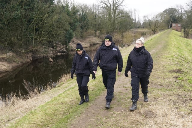 Police officers in St Michael's on Wyre as police continue their search for missing woman Nicola Bulley, 45, who was last seen on the morning of Friday January 27, when she was spotted walking her dog on a footpath by the nearby River Wyre. Picture date: Saturday February 4, 2023