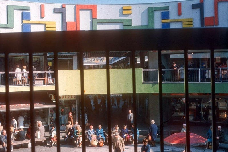 The Bull Ring, St. George's Shopping Centre, Preston 1969. Photo taken by Norman Askew and courtesy of Preston Digital Archive
