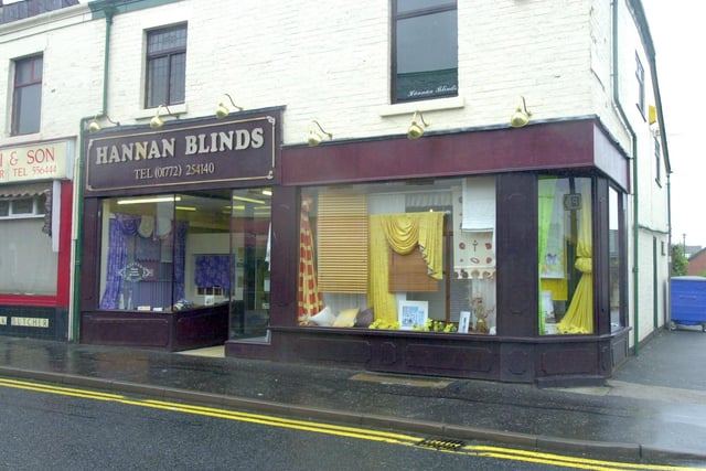 Hannan Blinds is no longer based on Plungington Road. This was taken in 2001