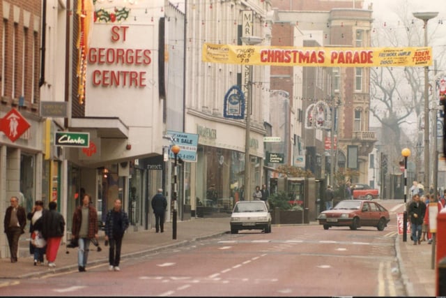 Taken on a Sunday in 1991 - three years before Sunday trading was allowed - you can see there's not many folk out and about