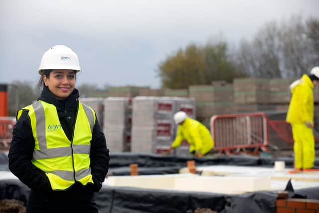 Samira Rahimi undertook her Women into Home Building placement at Anwyl’s Priory Gardens development in Burscough