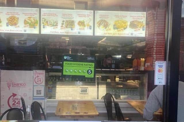 Bianco 24/7 on Friargate received a new 5 star food hygiene rating on August 30.