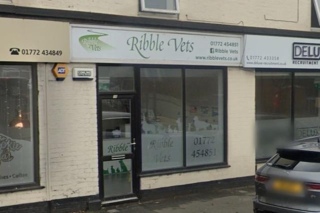 Ribble Vets Leyland on Golden Hill Lane, Leyland, has a rating of 4.5 out of 5 from 17 Google reviews